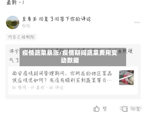 疫情蔬菜暴涨/疫情期间蔬菜费用变动数据