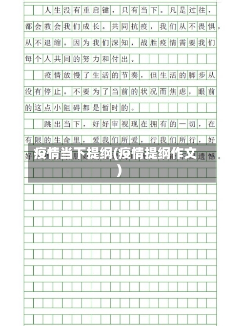 疫情当下提纲(疫情提纲作文)