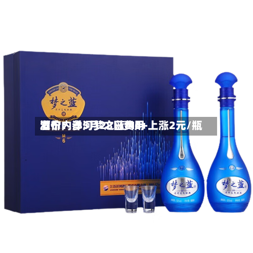 酒价内参5月28日费用发布：洋河梦之蓝M6+上涨2元/瓶
