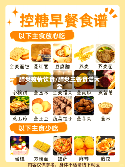 肺炎疫情饮食/肺炎三餐食谱大全