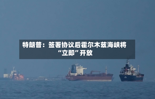 特朗普:签署协议后霍尔木兹海峡将“立即”开放
