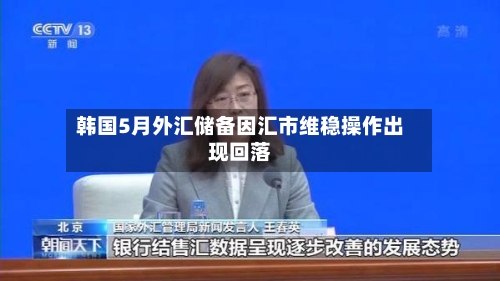 韩国5月外汇储备因汇市维稳操作出现回落